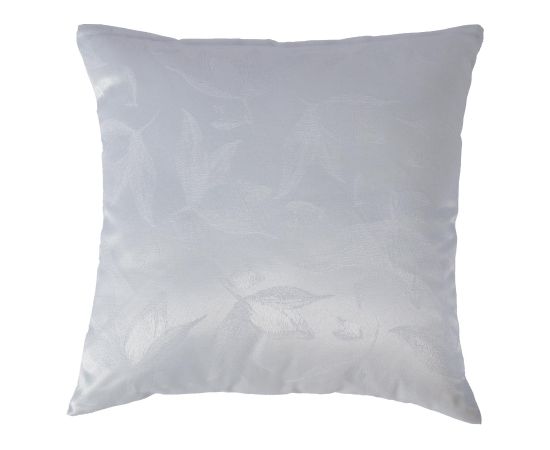 Pillow PARTY 45x45cm, white leaves