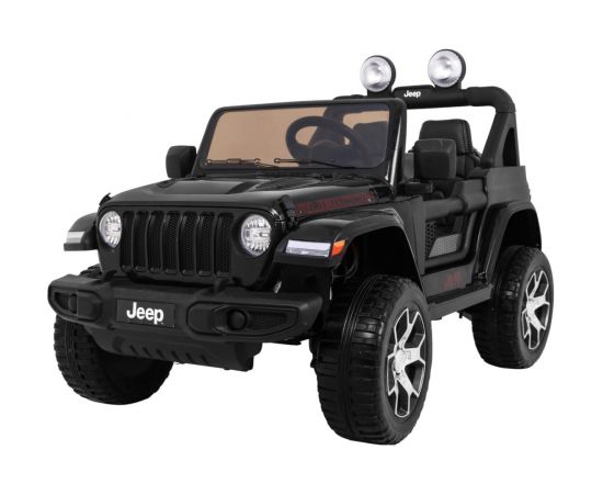 Jeep Wrangler Rubicon elektriskais divvietīgais, melns