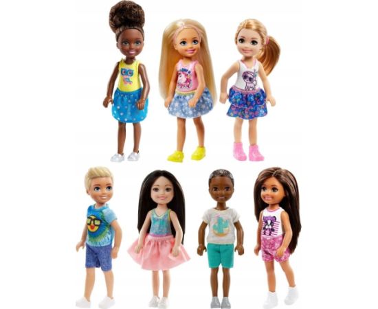 Lalka Barbie Mattel Club Chelsea - Chelsea i przyjaciółki (DWJ33)