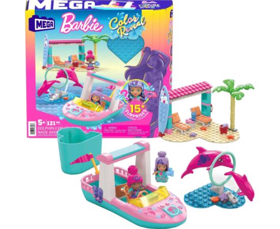 Barbie Mattel krāsu atklāšana Piedzīvojumu lelle Barbie ar delfīniem HHW83