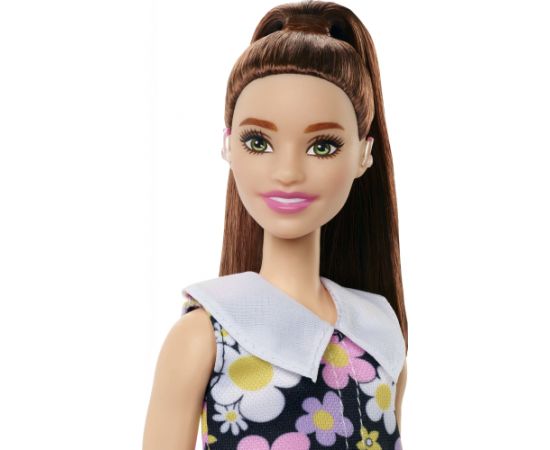 Lalka Barbie Mattel Lalka Barbie Fashionistas Sukienka w kwiatki / Aparat słuchowy HBV19 MATTEL
