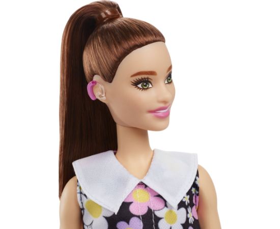 Lalka Barbie Mattel Lalka Barbie Fashionistas Sukienka w kwiatki / Aparat słuchowy HBV19 MATTEL