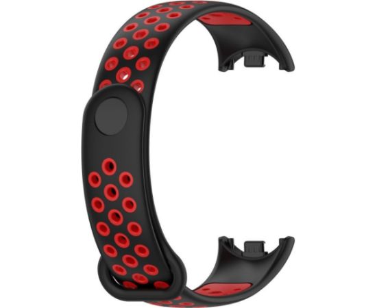 Tech-Protect ремешок для часов SoftBand Xiaomi Smart Band 8, black/red