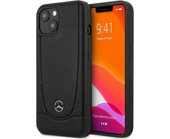 3MK Mercedes Leather Urban Back Case Aizsargapvalks Priekš Apple iPhone 15 Plus