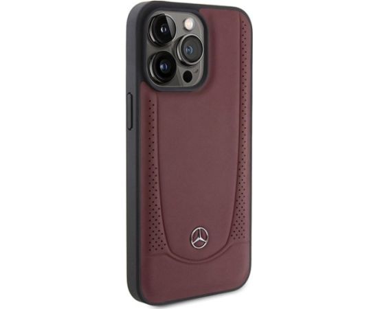 3MK Mercedes Leather Urban Back Case Защитный Чехол для Apple iPhone 15 Pro