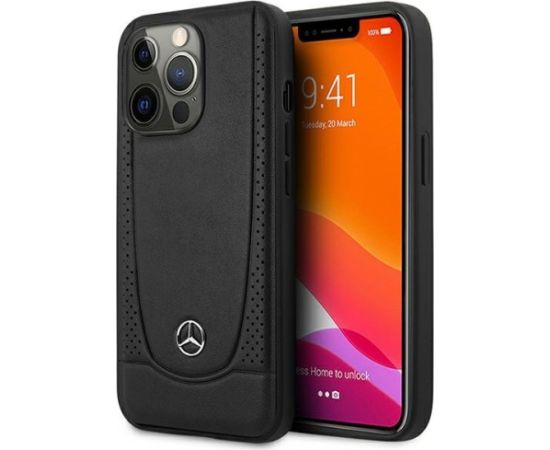 3MK Mercedes Leather Urban Back Case Защитный Чехол для Apple iPhone 15 Pro