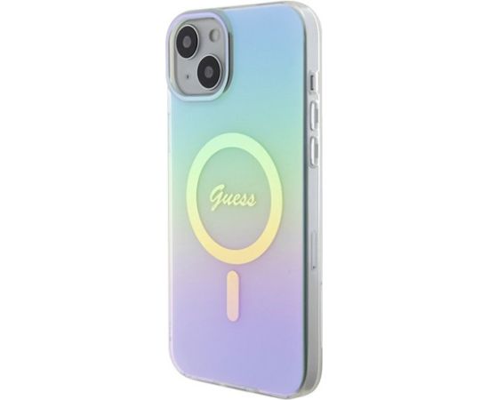 Guess IML Iridescent MagSafe Back Case Защитный Чехол для Apple iPhone 15 Plus