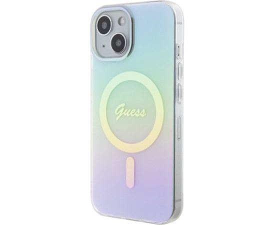 Guess IML Iridescent MagSafe Back Case Защитный Чехол для Apple iPhone 15