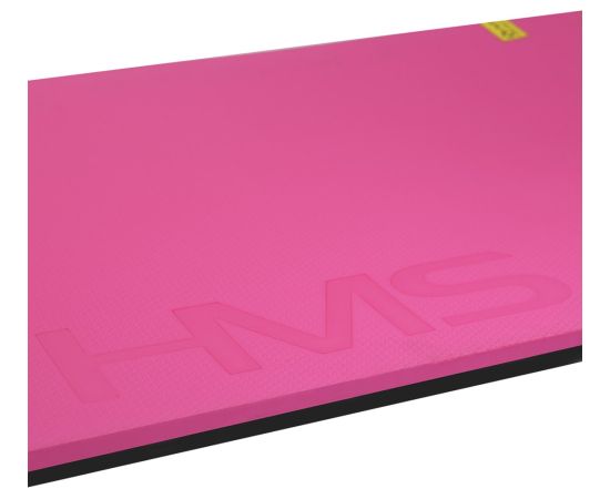 Club fitness mat with holes pink HMS Premium MFK02