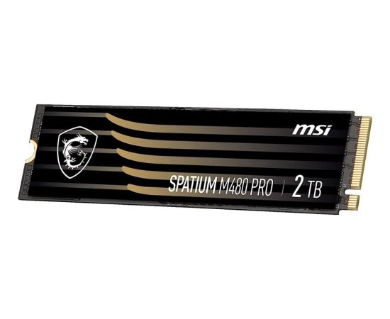 MSI SPATIUM M480 PRO PCIE 4.0 NVME M.2 2TB internal solid state drive PCI Express 4.0 3D NAND