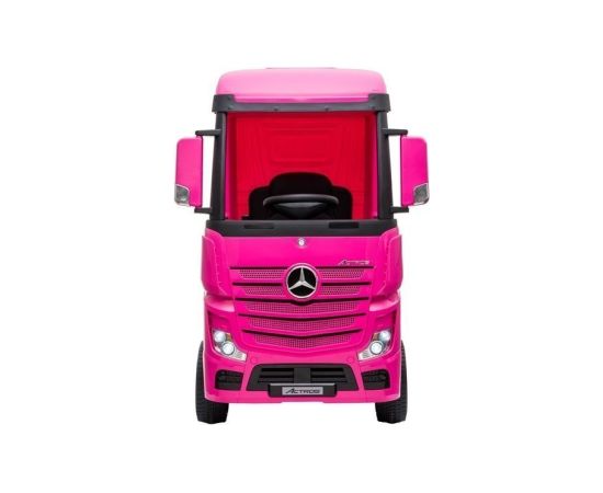 Lean Cars Battery-powered car Mercedes Actros Pink 4x4