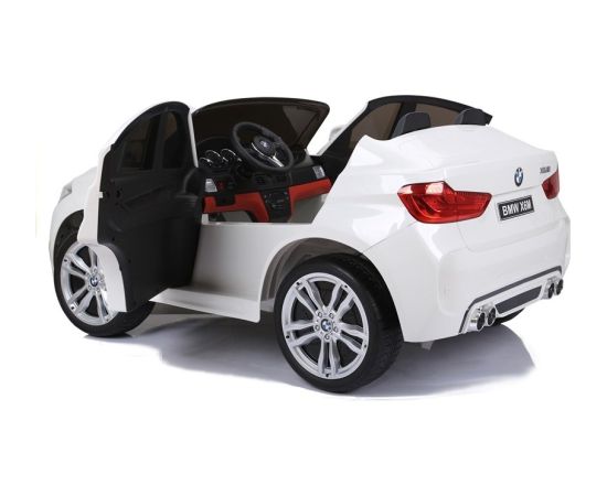 Lean Cars NEW BMW X6M White - Electric Ride On Vehicle