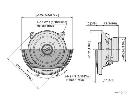 Pioneer TS-A1081F