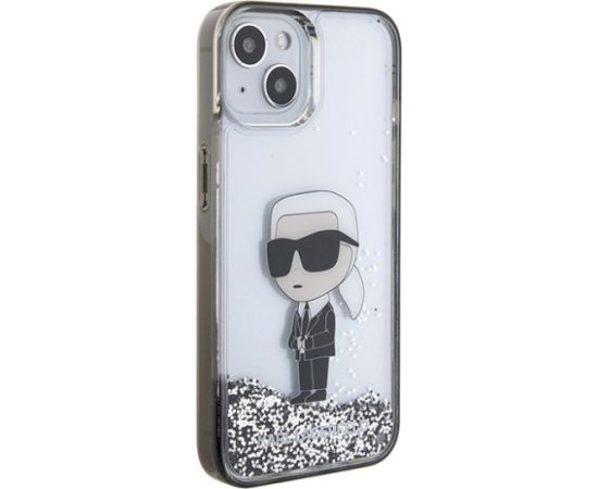 Karl Lagerfeld Liquid Glitter Ikonik Back Case Защитный Чехол для Apple iPhone 15