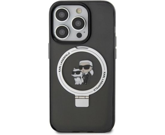 Karl Lagerfeld Ring Stand Karl&Choupettte MagSafe Back Case Защитный Чехол для Apple iPhone 15 Pro Max