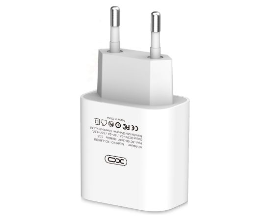 XO wall charger L40 PD 18W 1x USB-C white