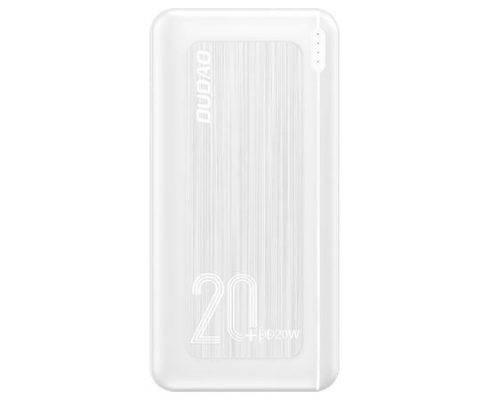 Dudao power bank 20000 mAh Power Delivery 20 W Quick Charge 3.0 2x USB | USB Type C white (K12PQ + white) Зарядные устройства
