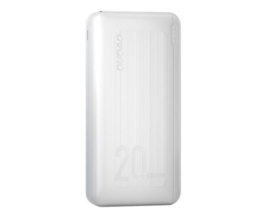 Dudao power bank 20000 mAh Power Delivery 20 W Quick Charge 3.0 2x USB | USB Type C white (K12PQ + white) Зарядные устройства