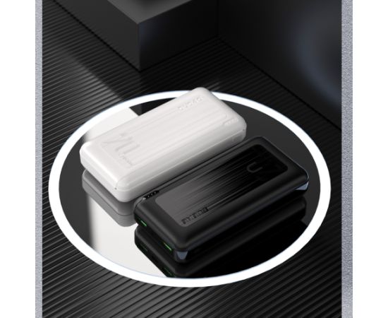 Dudao power bank 20000 mAh Power Delivery 20 W Quick Charge 3.0 2x USB | USB Type C white (K12PQ + white) Зарядные устройства