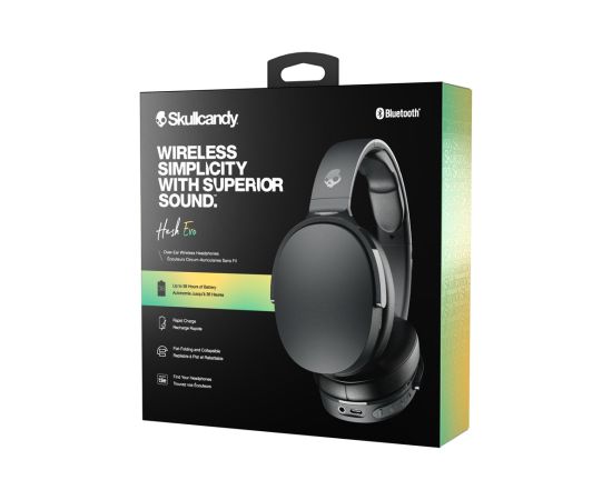 Skullcandy Hesh Evo Headphones Wired & Wireless Head-band Calls/Music USB Type-C Bluetooth Black