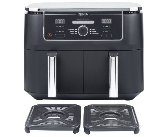 Ninja AF400EU fryer Double 9.5 L Stand-alone 2470 W Hot air fryer Black