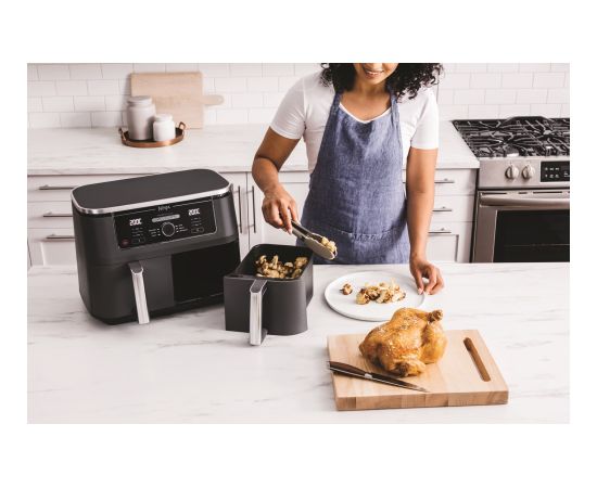 Ninja AF400EU fryer Double 9.5 L Stand-alone 2470 W Hot air fryer Black