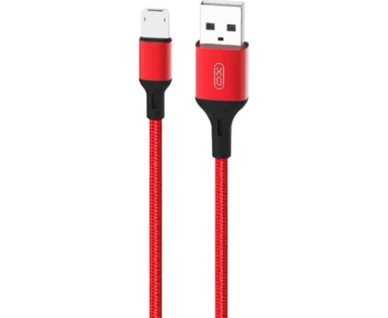 Cable USB to Micro USB XO NB143, 2m (red)