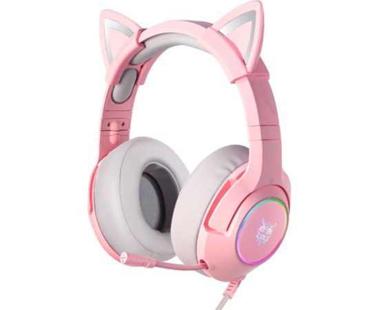 Gaming headphones ONIKUMA K9 Pink RGB