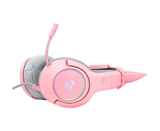 Gaming headphones ONIKUMA K9 Pink RGB