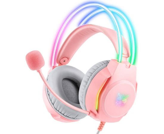 Gaming headphones ONIKUMA X26 Pink