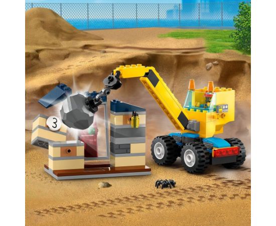 LEGO City Ciężarówki i dźwig z kulą wyburzeniową (60391)