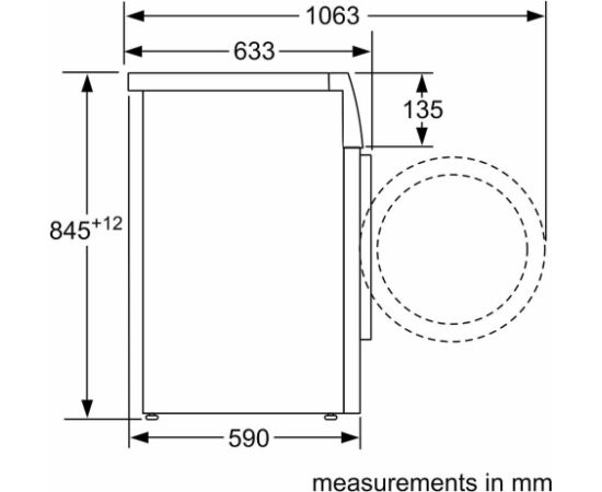 Bosch WAN2401LSN s4 veļas mašīna 8kg 1200apgr.