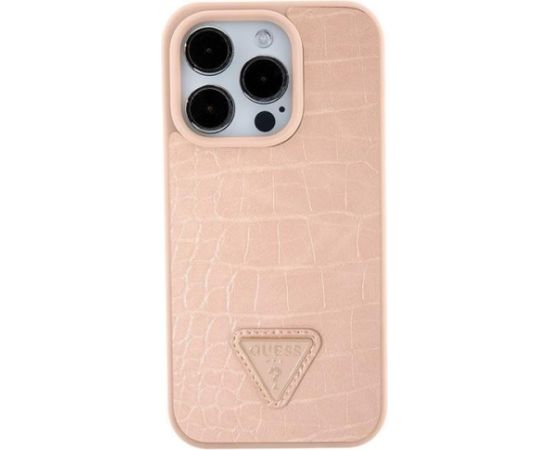 Guess Croco Triangle Logo Защитный Чехол для Apple iPhone 15