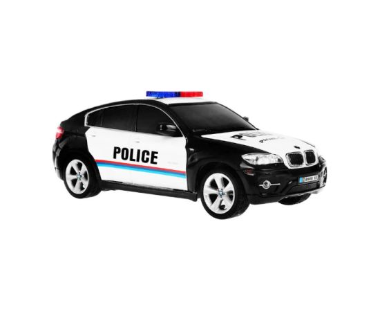RoGer R/C BMW X6 Policija Rotaļu Mašīna  1:24