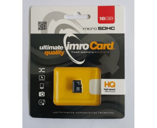 Imro Карта Памяти microSDHC 16GB / cl. 6