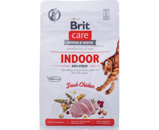 BRIT Care Grain-Free Adult Indoor Anti-Stress - dry cat food - 400 g