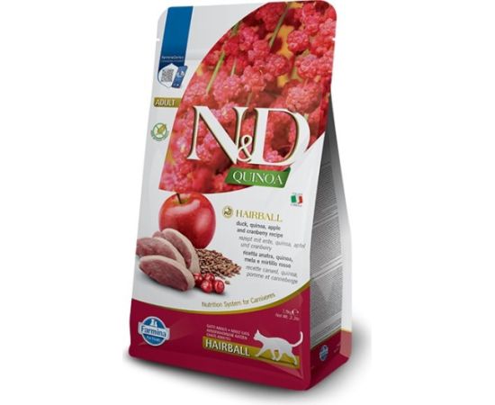 FARMINA N&D Quinoa Hairball - dry cat food - 1.5 kg