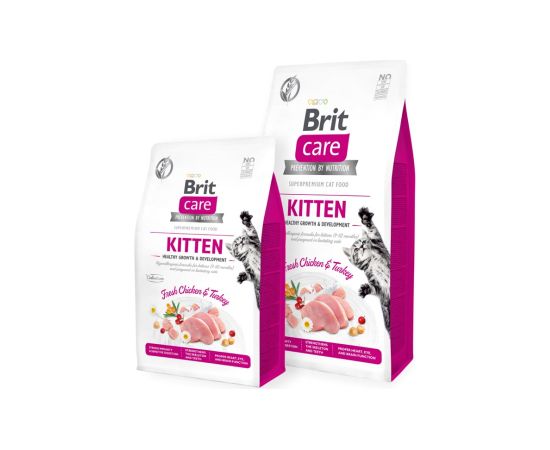 Brit 8595602540662 cats dry food 7 kg Adult Chicken, Turkey