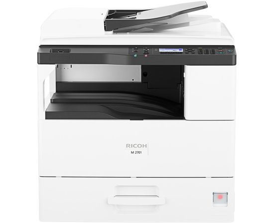 Многофункциональный лазерный принтер Ricoh M 2701 формата A3, черно-белый, 27 стр/мин, гигабитная локальная сеть