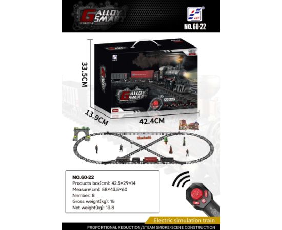 RoGer R/C Retro Vilcienu Rotaļu Мašīna Radio vadāmās rotaļlietas (RC)