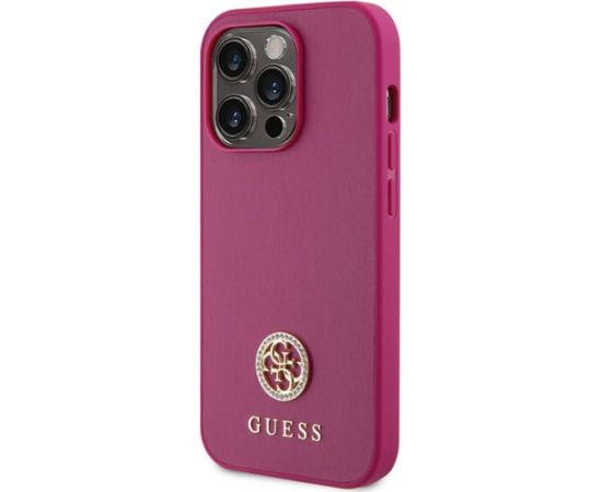 Guess Strass Metal Logo Back Case Защитный Чехол для Apple iPhone 15 Pro