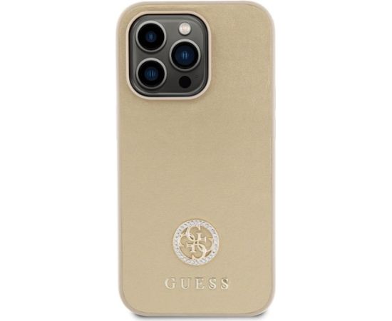 Guess Strass Metal Logo Back Case Защитный Чехол для Apple iPhone 15 Pro