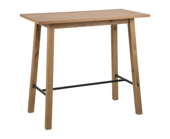 Барный стол CHARA 117x58xH105см, столешница и ножки: массив дуба / дубовая фанера, обработка: промасленный