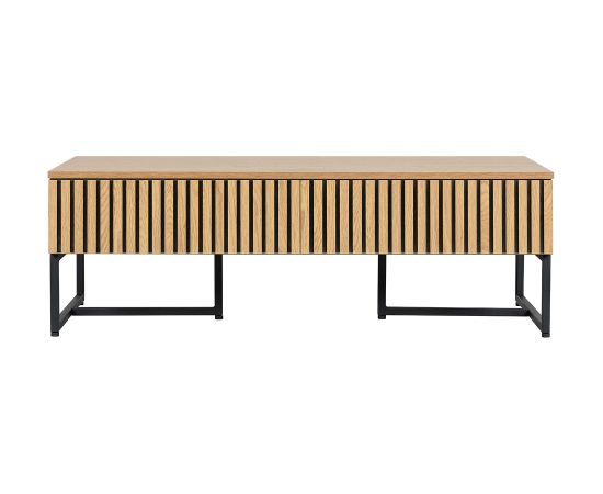 Coffee table HAMPTON 120x60xH40cm, melamine with oak bark