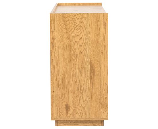 Side board SACHA 120x40xH80cm, melamine with oak bark