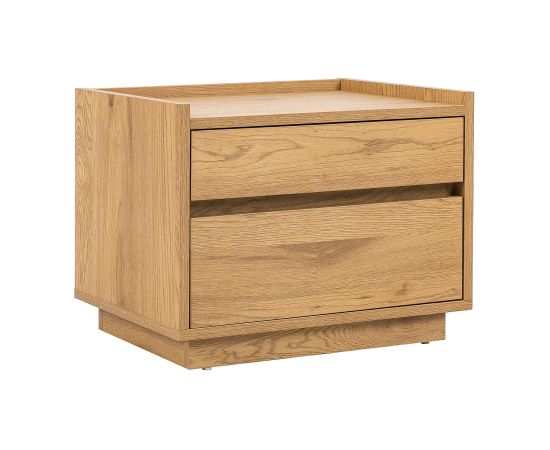 Nightstand SACHA 50x40xH40cm, melamine with oak bark