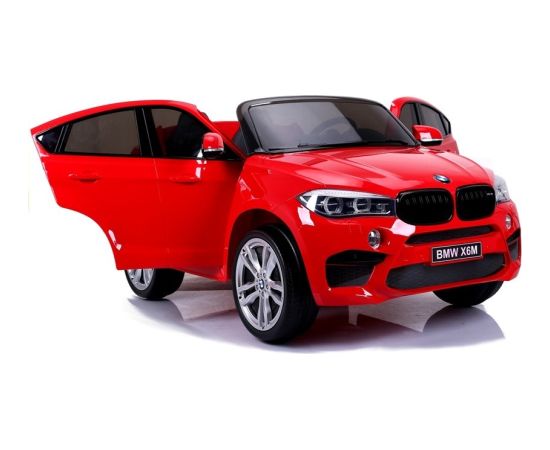 Vienvietīgs elektromobilis BMW X6M, sarkans