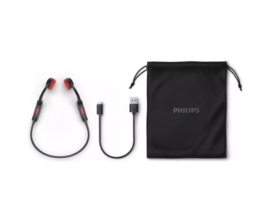 PHILIPS TAA5608BK/00 atvērta tipa bezvadu austiņas, melnas