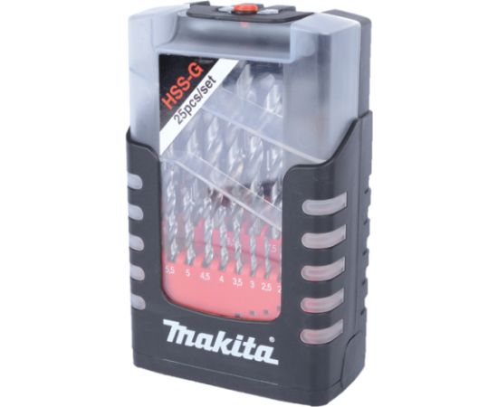 Urbju komplekts Makita HSS-G; 1-13 mm; 25 gab.