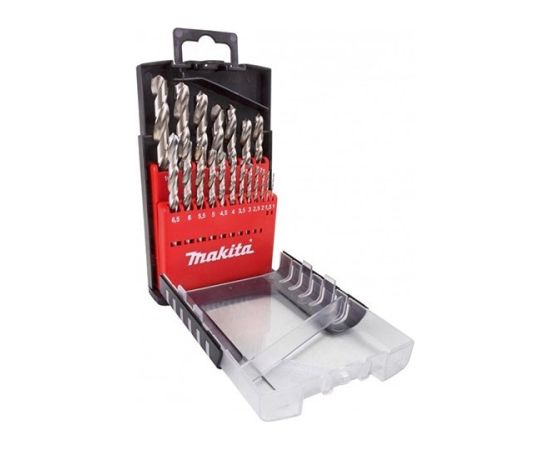 Metāla urbju komplekts Makita HSS-Co D-57180; 1,5-6,5 mm; 13 gab.
